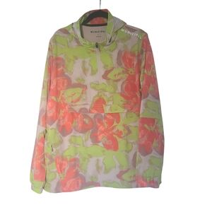 Municipal Wildflower Utility Anorak Jacket Men's L NWT Lightweight Packable
